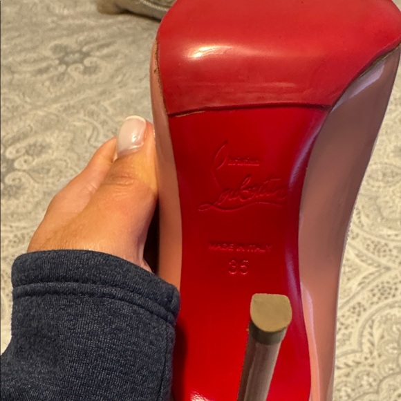 Christian Louboutin Pigagge Follies 100 Patent P292 Guimauve - Picture 16 of 16